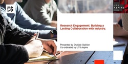 Banner image for Building a Lasting Collaboration with Industry