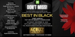 Banner image for #MUSEOFRI Best In Black 22nd Annual Toy Drive Benefit + Fundraiser