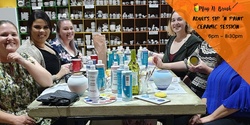 *SOLD OUT * Adults Only Sip 'n Paint Evening - Ceramic painting March