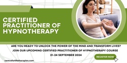 Banner image for Certified Practitioner of Hypnotherapy 2024