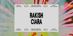 Banner image for Fridays at 77: Rakish, Ciara