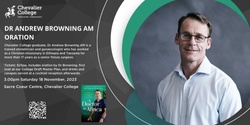 Banner image for Dr Andrew Browning AM Oration