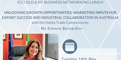 Banner image for ICCI QLD&NT Business Networking Lunch with Italian Trade Commissioner