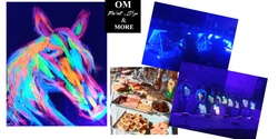 Banner image for Glow in the dark paint &sip experience -Abstract Horse