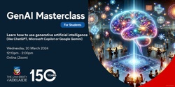 Banner image for A Masterclass in Generative AI