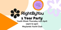 Banner image for Neami National's RightByYou 1st Birthday Party 