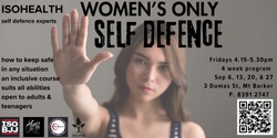 Banner image for Women's Only Self Defence 