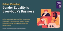 Banner image for Gender Equality is Everybody's Business (6th September 2022)