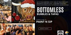 Banner image for Bottomless Bubbles & Tapas with Union Kitchen - Paint n Sip (& Graze!)