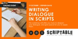 Banner image for Writing Dialogue In Scripts with Stephen Davis