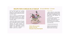 Banner image for Recipe for a Circus in a Teacup