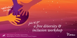 Banner image for Free diversity & inclusion workshop! (online)