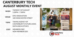 Banner image for Canterbury Tech August 2023 Monthly Event