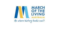March of the Living Australia's banner