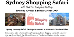 Banner image for Sydney Shopping Safari