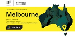 Banner image for AUSactive 2024 Active Health Summit | VIC