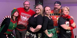 Banner image for Jesters Comedy Presents - "The Happy Holidays" Show at Rustic Roots Winery