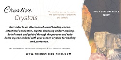 Banner image for Create and Cacao - *Creative Crystals Edition*