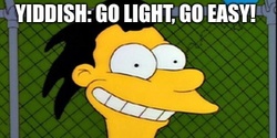 Banner image for Yiddish: Go Light, Go Easy!