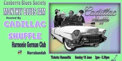 Banner image for CBS June Blues Jam hosted by Cadillac Shuffle