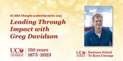 Banner image for Leading Through Impact with Greg Davidson