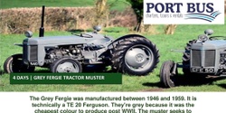 Banner image for Grey Fergie Tractor Muster