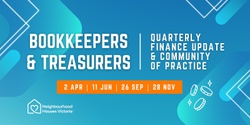 Banner image for Bookkeepers & Treasurers: Quarterly finance update #4 & community of practice 