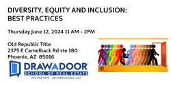 Banner image for DIVERSITY, EQUITY AND INCLUSION - BEST PRACTICES - 3 Hour Fair Housing Class