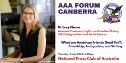 Banner image for AAA Forum Canberra with Dr Neave | 6 July 2023 | 6pm 