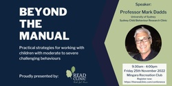 Beyond the Manual: A full-day workshop with Professor Mark Dadds