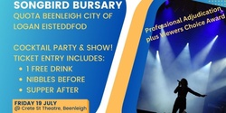 Banner image for Songbird Bursary