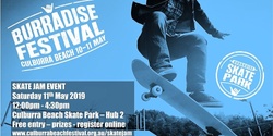 Banner image for 2019 Burradise Festival Skate Jam Event at Culburra Beach