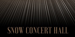 Snow Concert Hall's banner