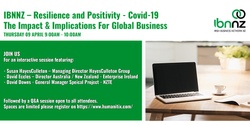 Banner image for IBNNZ – Resilience and positivity - Covid-19 the impact & implications for global business
