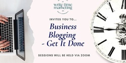 Banner image for Business Blogging - Get It Done