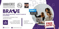 Banner image for CBCC BRAVE Workshop - Content Creation & Social Media
