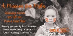 Banner image for A Mission for Myla - fundraiser for the Cure4CF Foundation