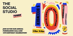 Banner image for The Social Studio Turns 10 Fundraising Gala