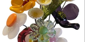 W011 Glass Flowers (Glassand)  SAT ALL DAY 9.00am-5.00pm