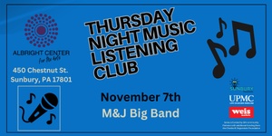 November 7 Reserved Table - M&J Big Band