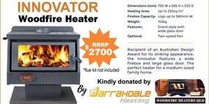 Woodfire Heater Raffle Ticket