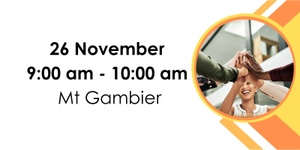 Mt. Gambier - Wellbeing Habits for Small Business Staff