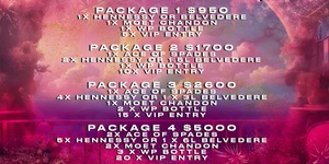 $950 VIP PACKAGE (DEPOSIT)