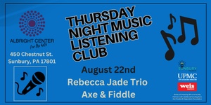 August 22 Single Ticket - Rebecca Jade Duo/Axe & Fiddle