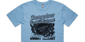 Bunny Racket & Bangalow Public School ADULT T-Shirt X-LGE BLUE