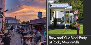 Thurs 10/17: EVENT: Brew and 'Cue Block Party at Rocky Mount Mills