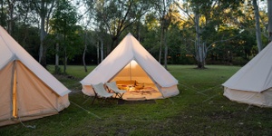 Glamping Package - 5 Nights - 2 x Single Beds (includes refundable $250 deposit)