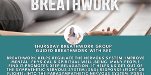 Breathwork Group Thurs 12.30-2pm with Bec D