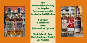 Kentucky Owl & The Wiseman Whisky Tasting - Gluten-free pizza
