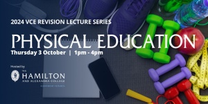 Physical Education: Thurs 3 Oct 1pm